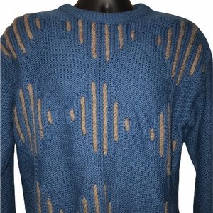 Vintage 80s CAREER CLUB Grandpa Sweater~L~Unisex**READ**